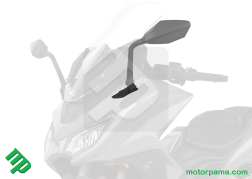 Tappo carena lato sinistro per attacco specchio Kymco Ak550